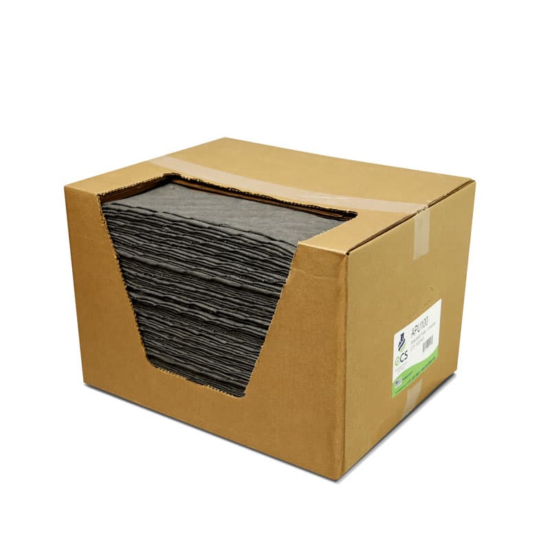Absorbent Pads — Gray Universal (100/box)